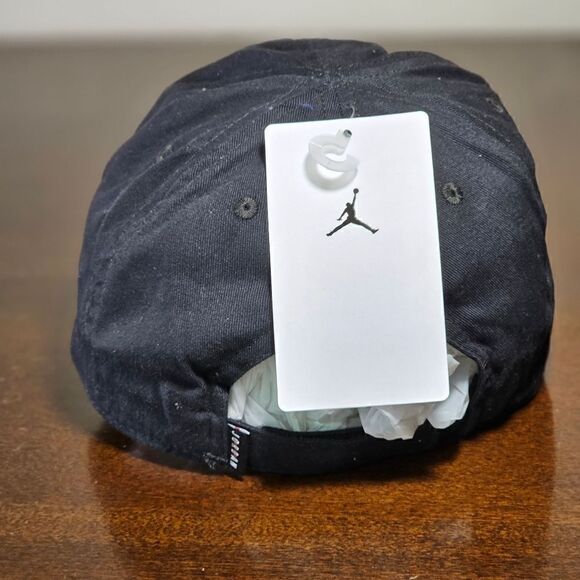 Air Jordan 1 2 3 4 11 Retro Bred Chicago Dad Hat Cap Black Red Cotton Cap New - Picture 6 of 8